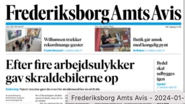 Hillerød Forsyning meldte om fire arbejdsulykker, men  kun en var anmeldt til Arbejdstilsynet?